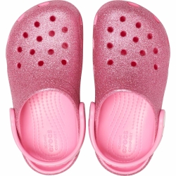 Crocs Classic Glitter Clog K Pink Lemonade Gr&ouml;&szlig;e EU 24-25 Normal