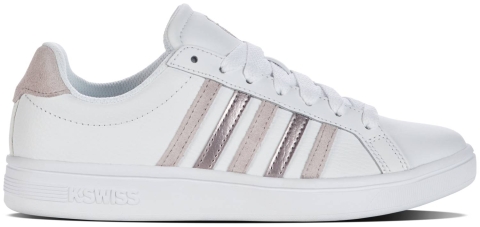 K-Swiss Court Tiebreak White/Ashes Of Roses/Astro Dust Copper
