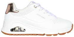 Skechers Uno Gen1 Shimmer Away White