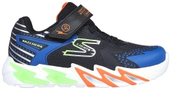 Skechers Flex-Glow Bolt Black / Blue, Lime, & Orange