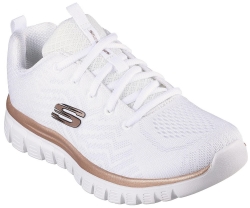 Skechers Graceful Get Connected White/Rose Gold