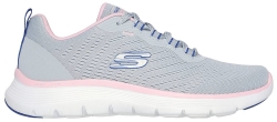 Skechers Flex Appeal 5.0 Grey/Blue & Pink