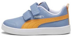 Puma Courtflex v2 V PS Zen Blue-Clementine-White