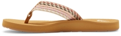 Roxy Porto Rope Natural/Crazy Pink