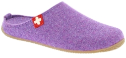 Living Kitzbühel Filzpantoffel Gipfelkreuz Purple Magic