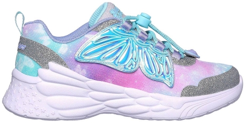 Skechers Dream Racer Wing Brites Silber SLLV