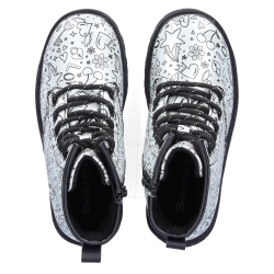 Skechers Gravlen Hi Silber SLBK