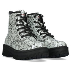Skechers Gravlen Hi Silber SLBK