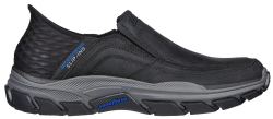 Skechers Respected Elgin Black Knit/ White