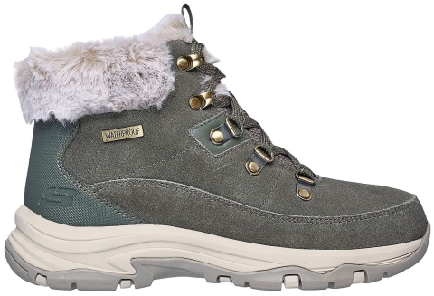 Skechers Trego Snow Worries Olive/Synthetic