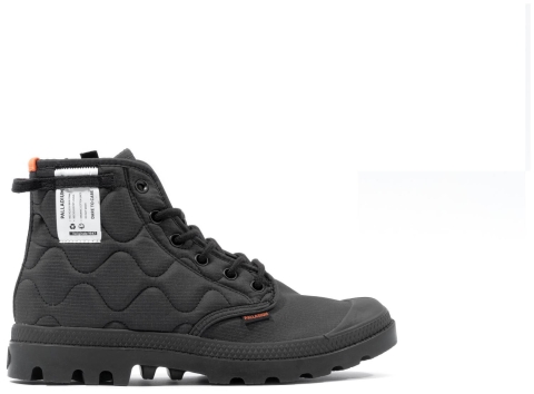 Palladium Pampa Re-Quilted Black