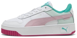 Puma Carina Street Jr White-Rose Mauve-Aquatic