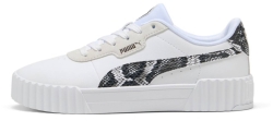 Puma Carina 3.0 Snake Chic White-Vapor Gray-Aged Silver