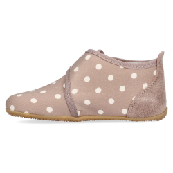 Living Kitzbühel Babyklettschuh Pauli Pünktchen Taupe