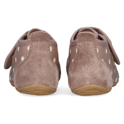 Living Kitzbühel Babyklettschuh Pauli Pünktchen Taupe