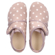 Living Kitzbühel Babyklettschuh Pauli Pünktchen Taupe
