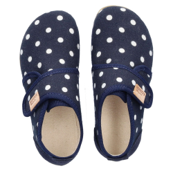 Living Kitzbühel Babyklettschuh Pauli Pünktchen Marine