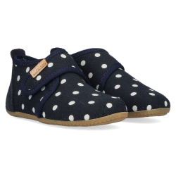 Living Kitzbühel Babyklettschuh Pauli Pünktchen Marine