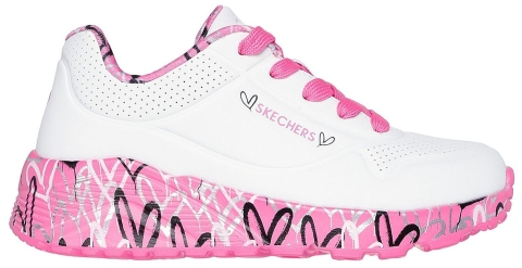 Skechers Uno Lite Lovely Luv Weiß WHP