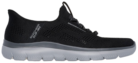 Skechers Summits Perfo Slip-On Schwarz BKCC