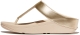 FitFlop Fino Glitterdust  Metallic Toe-Post Platino