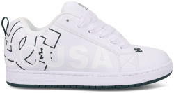DC Shoes Court Graffik White/Whtie/Green