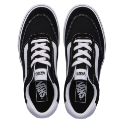 Vans Brooklyn Ls Platform Suede/Canvas Black/White