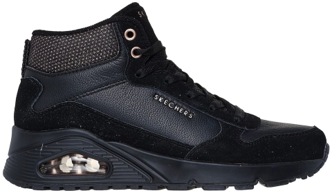Skechers Uno Stacre Shine Schwarz BBK