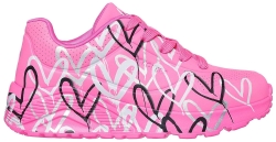 Skechers Uno Lite Metallic Love Pink HPMT