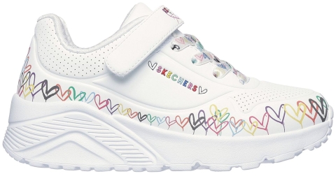 Skechers Uno Lite Heart Craze Weiß WMLT
