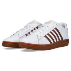 K-Swiss Court Tiebreak II White/Soft Silt/Creme Brulee/Gum