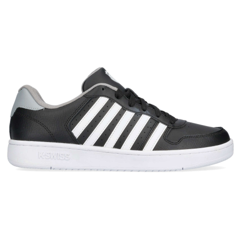 K-Swiss Court Palisades Black/White/Ultimate Grey/Oyster Mushroom
