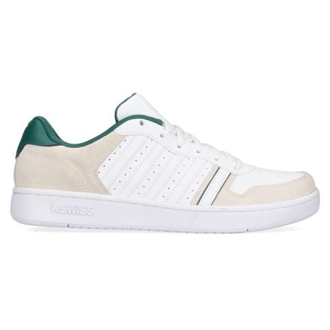K-Swiss Court Palisades White/Posy Green