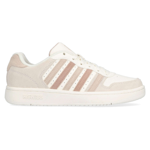 K-Swiss Court Palisades Snow White/Crystal Gray/Rose Dust