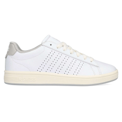 K-Swiss Court Base II White/Oyster Mushroom/Lilac