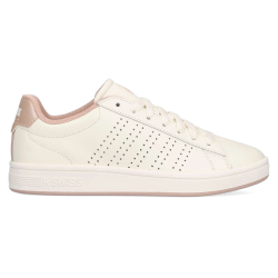 K-Swiss Court Base II Snow White/Crystal Gray/Rose Dust