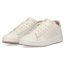 K-Swiss Court Base II Snow White/Crystal Gray/Rose Dust