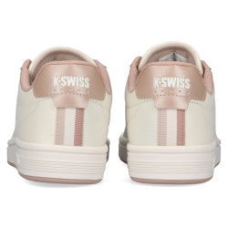 K-Swiss Court Base II Snow White/Crystal Gray/Rose Dust