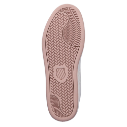 K-Swiss Court Base II Snow White/Crystal Gray/Rose Dust