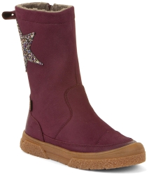 Froddo Pulse Tex Star Boots Wool Bordeaux