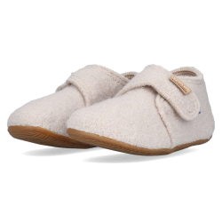 Living Kitzbühel Babyklettschuh unifarben Oat Milk