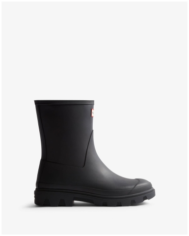 Hunter Downpour Short Boot Black