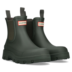 Hunter Elements Elastic Chelsea Boot Dark Olive