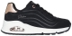 Skechers Uno Gen1 Shimmer Wave Schwarz BLK