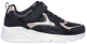 Skechers Uno Lite Metallic Burst Schwarz BKRG