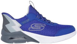 Skechers Microspec Max Brisk-Stripe Slip-On Blau BLGY