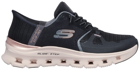 Skechers Glide-Step Pro Radiant Stride Slip-On Schwarz BKRG