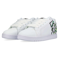 DC Shoes Court Graffik Liquid Fuego White