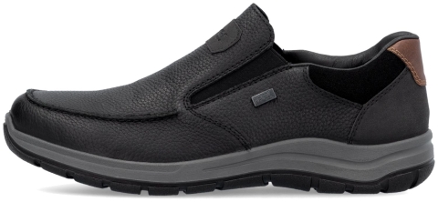 Rieker 03651 Halbschuhe Schwarz/Schwarz/Schwarz/Toffee