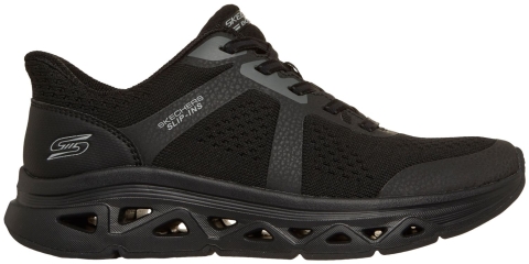 Skechers Bobs Arc Waves Remix Get Grounded Slip-On Schwarz BBK